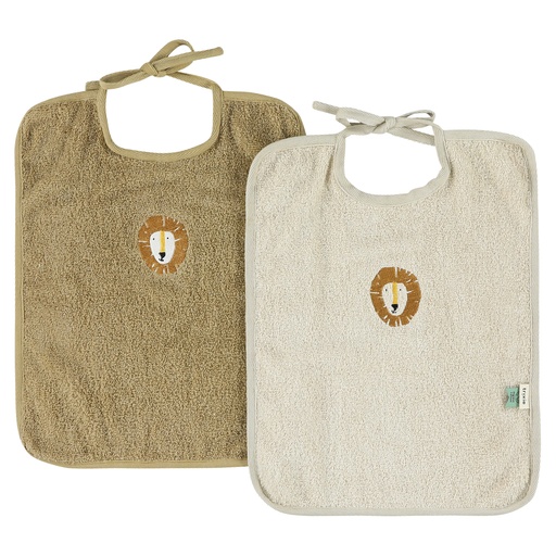 Bavoir XL - lot de 2 mr. lion 