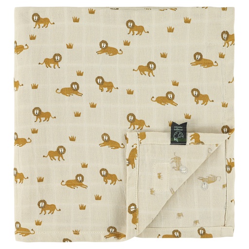 Tetra towel 110x110cm lively lion 