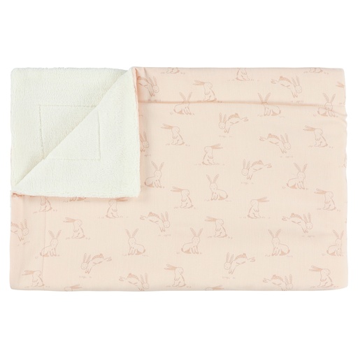 Deken 75x100cm rosy rabbit 