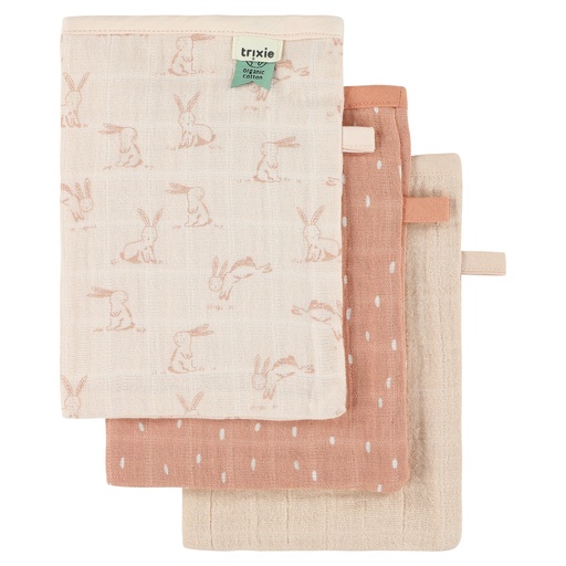 Flanelle Tetra - set de 3 rosy rabbit 