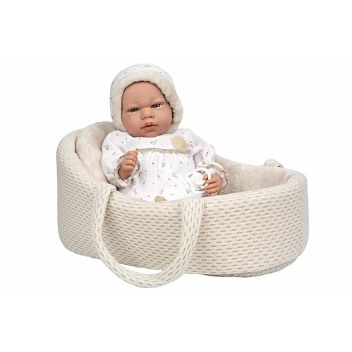 Pop Andie 40 cm met wiegje en huilfunctie  