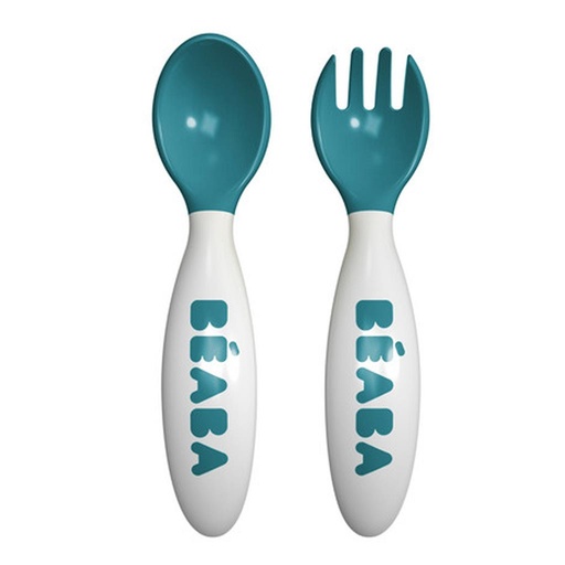 Cutlery ergon. 2nd age + protective pouch blauw 
