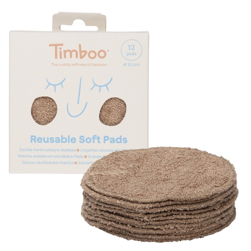 Washable pads - 12 pieces savannah sand 