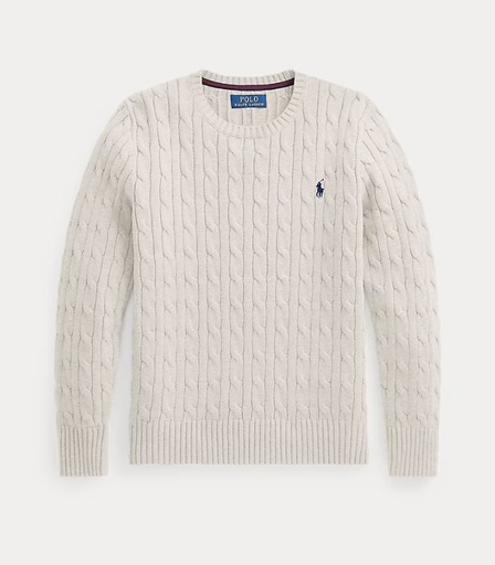 Trui kabel gebreide katoen (8j-18j) nevis 