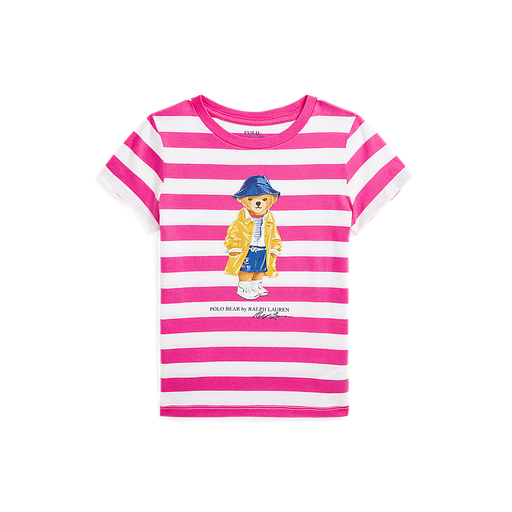 T-shirt belmont pink - white stripe 
