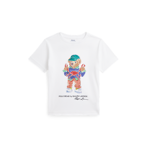 T-shirt white bear 
