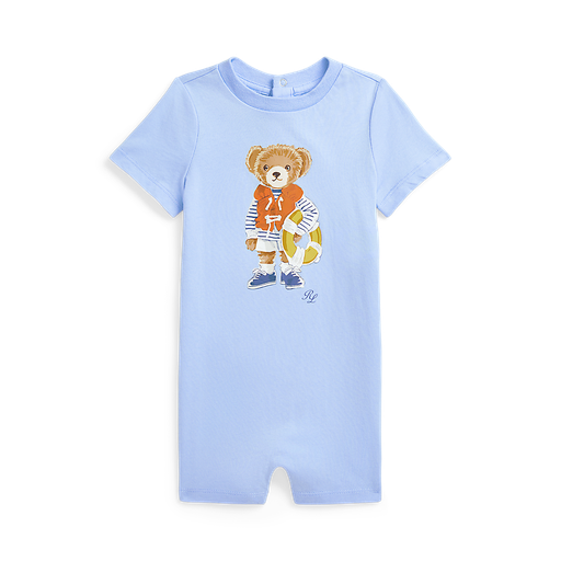 Kruippakje zomer office blue nantucket bear 