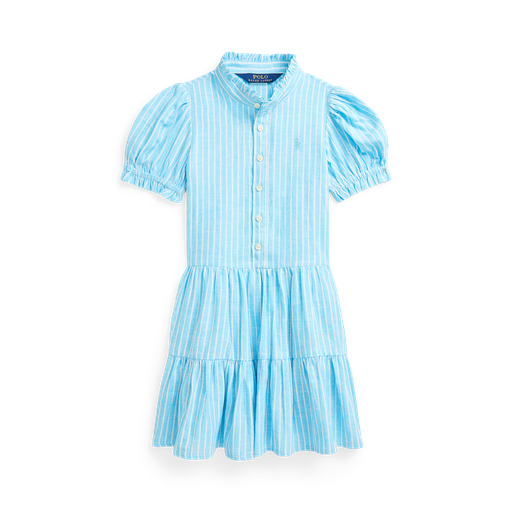 Dress turquoise nova - white 