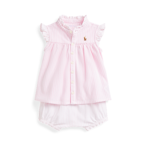 Ensemble avec blouse et bloomer carmel pink multi 