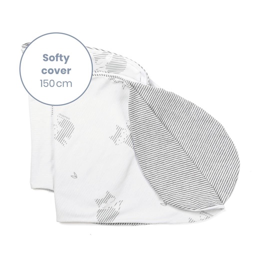 Hoes relaxkussen Softy fox grey 
