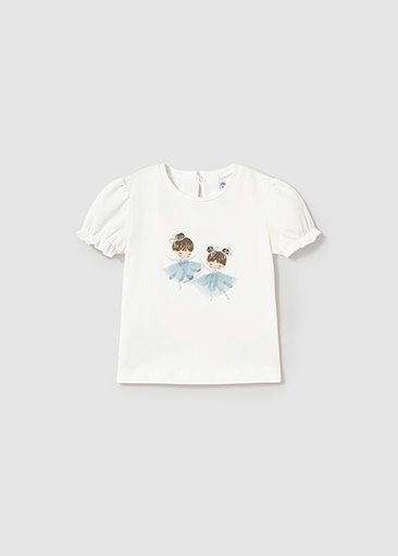 T-shirt natur-skyb 