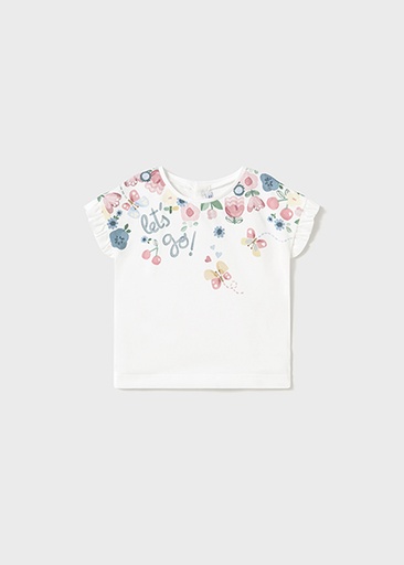 T-shirt korte mouw white 
