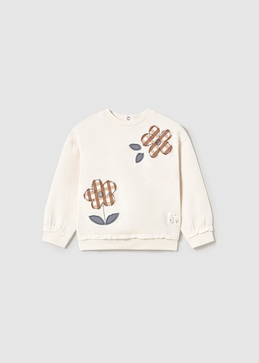 Sweater flower bone-toffe 