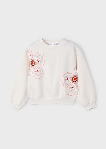 Jumper fleurs bone 
