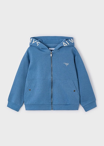 Sweat zippé avec capuche blue 