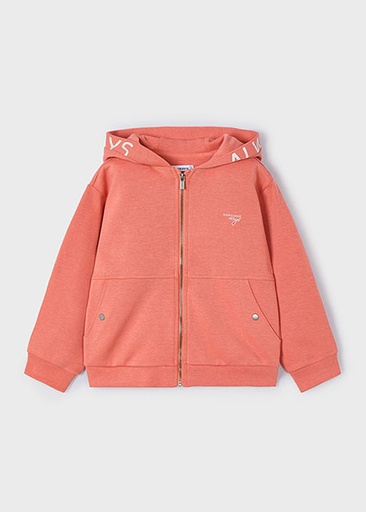 Hoodie dark peach 