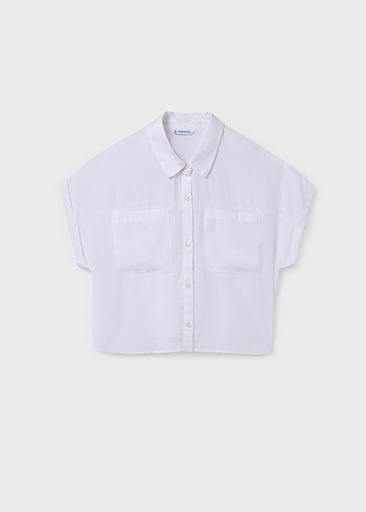 Cropped blouse white 