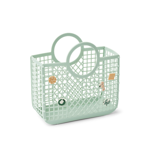 Panier Samantha avec breloques light peppermint 