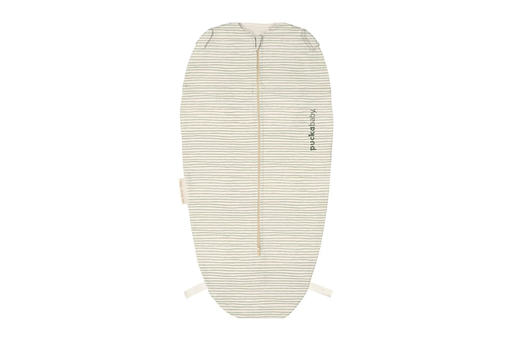 Inbakerslaapzak mini cotton (3-6m) green stripes 