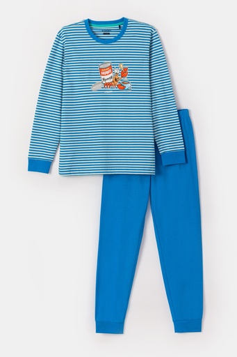 Pyjamas blauwe streep 