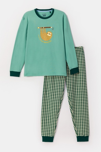 Pyjama muntgroen 