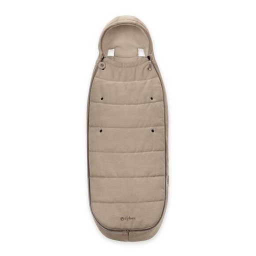 Voetenzak gold beige 