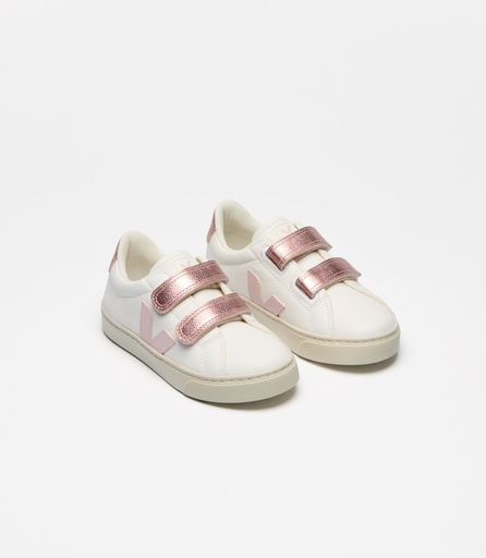 Sneakers Esplar velcro extra white petale nacre 