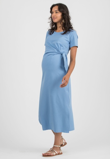 Jurk Karen dusty blue 