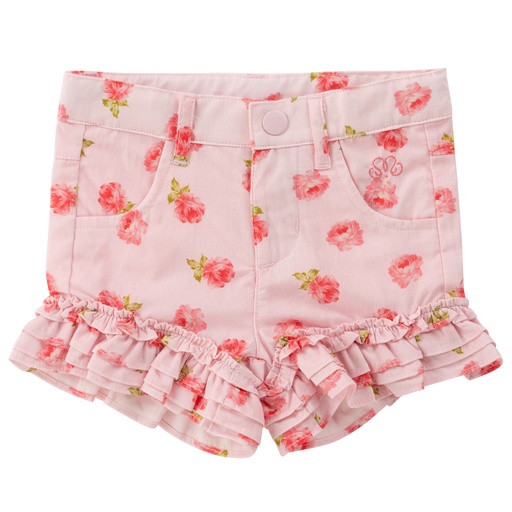 Short Flower Ruffle pink 