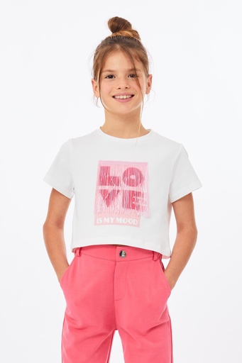 T-shirt snow white - love 