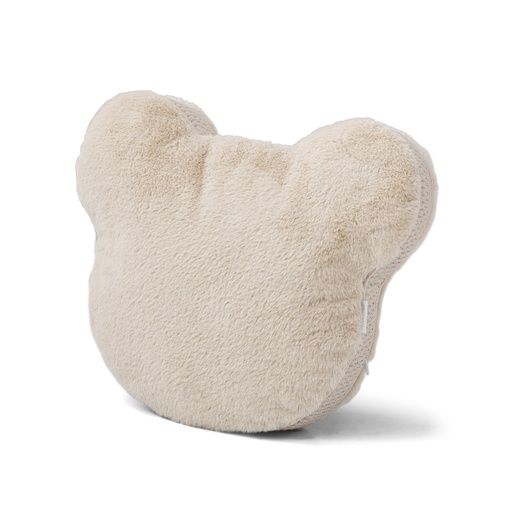 Cushion Teddy fur silent sands