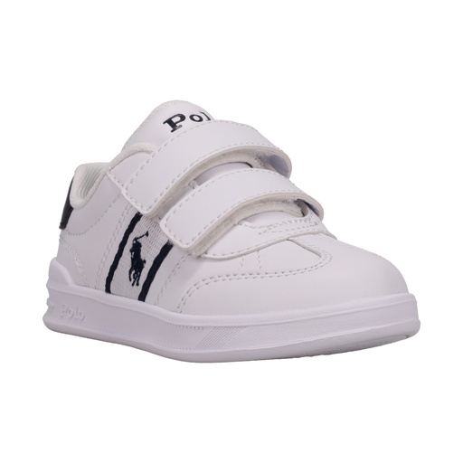 Sneakers white - navy smooth 