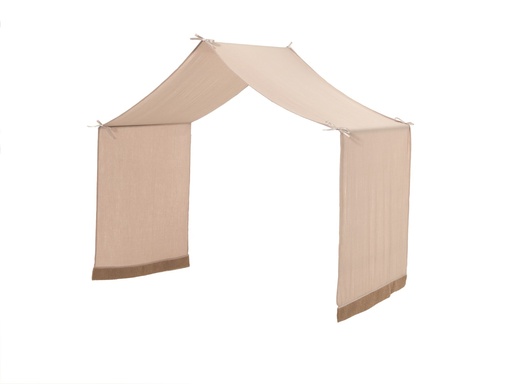 Curtain house bed Forrest bruin 