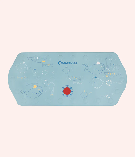 XXL non-slip bath mat with temperature indicator Badabulle lichtblauw 