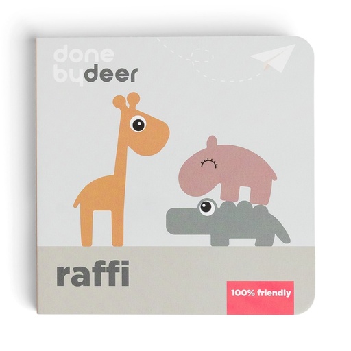 Babyboekje Raffi - vrienden colour mix 