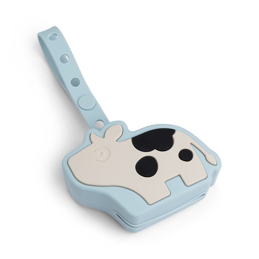 Fopspeenhouder (silicone) Dotti blue 