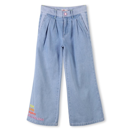 Jeansbroek double stone+bleach 