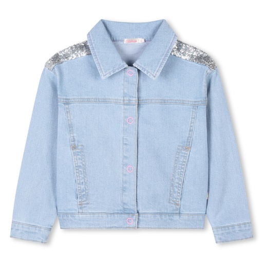Jeansjas double stone+bleach 
