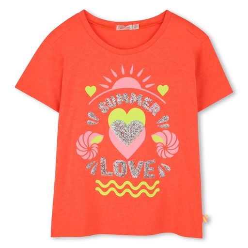 T-shirt corail fluo