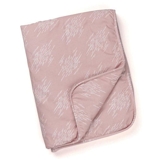 Deken katoen misty pink 75X100
