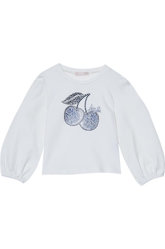 Sweater snow white - cherries 