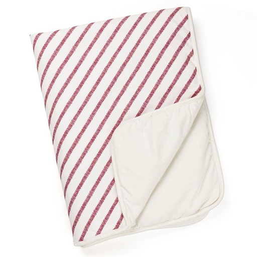 Deken katoen ruby stripes 75X100
