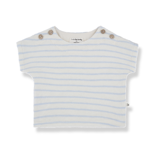 T-shirt Tomaso misty - blue