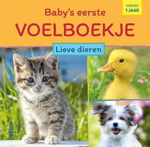 Baby's eerste voelboekje - Lieve dieren  