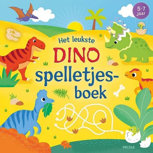 Het leukste dino spelletjesboek  