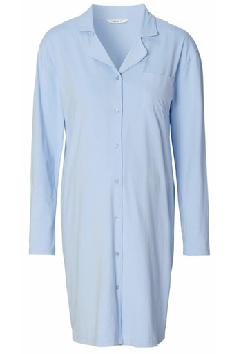 Borstvoedingspyjamajurk Maiko Jersey Lange Mouwen Light Sky 