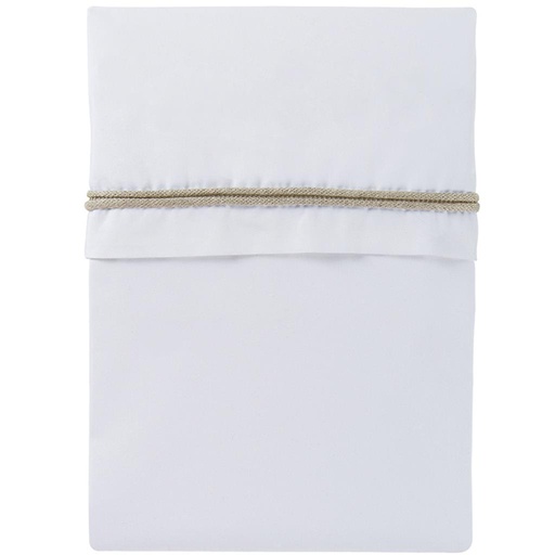 Sheet crib cable star beige 