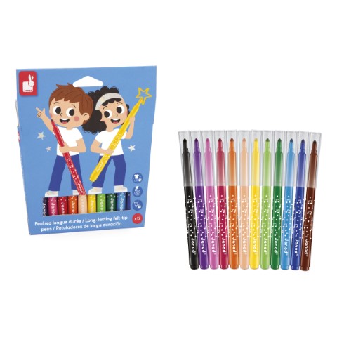 Feutres longue durée x12  