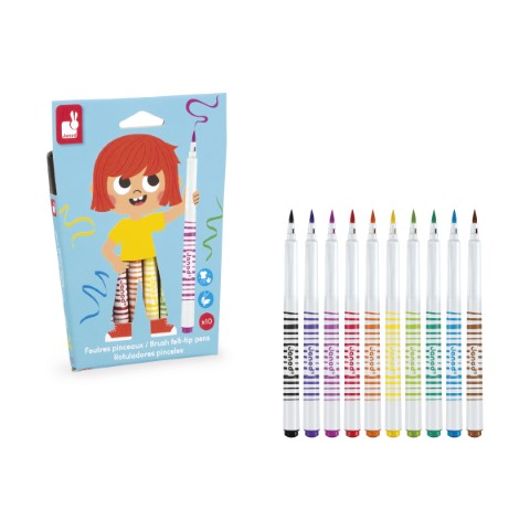 Brushpennen 10 Stuks  