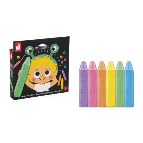 Stoepkrijt 6 Stuks  
